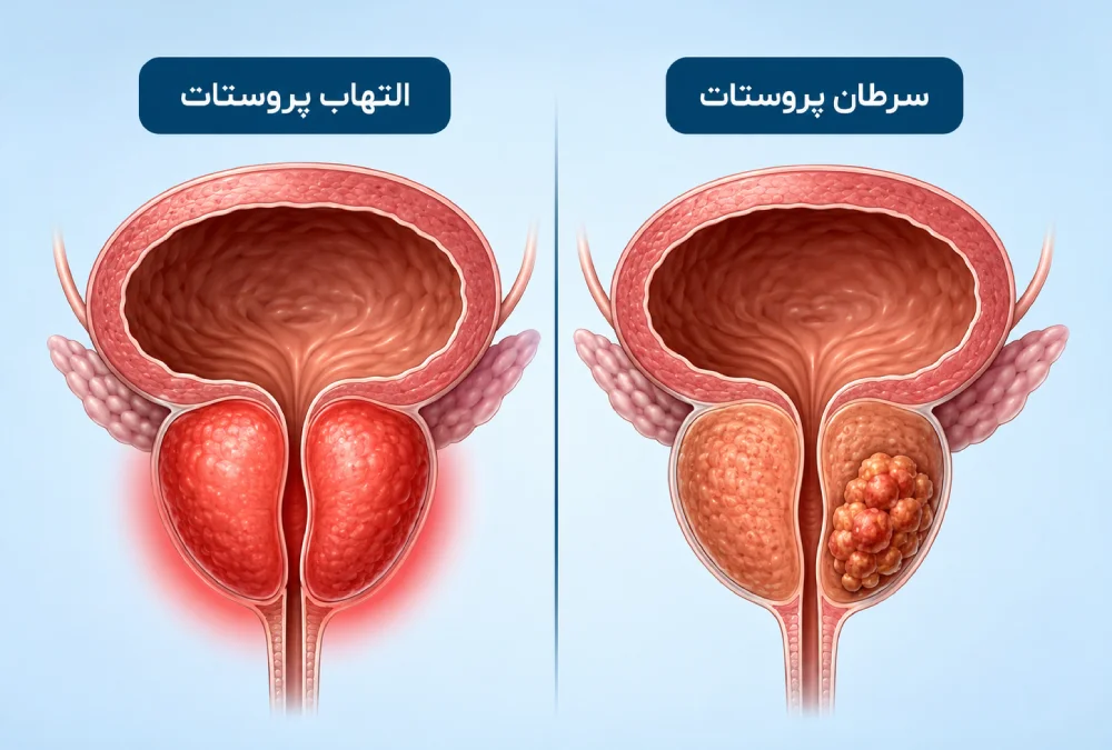 تفاوت پروستات خوش خیم و بدخیم
